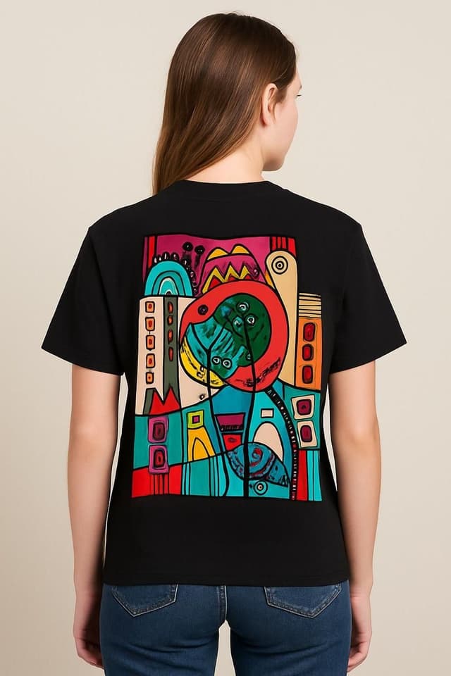 Black T-Shirt For Girls